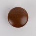 Knob style A 44mm iroko lacquered wooden knob